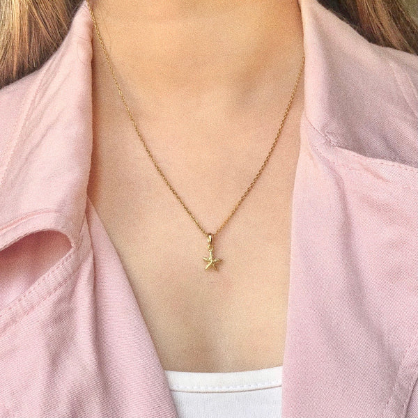 Collar estrellita de mar.