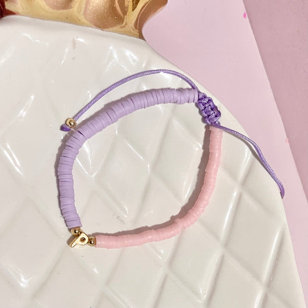 Pulsera inicial Chapa de oro.