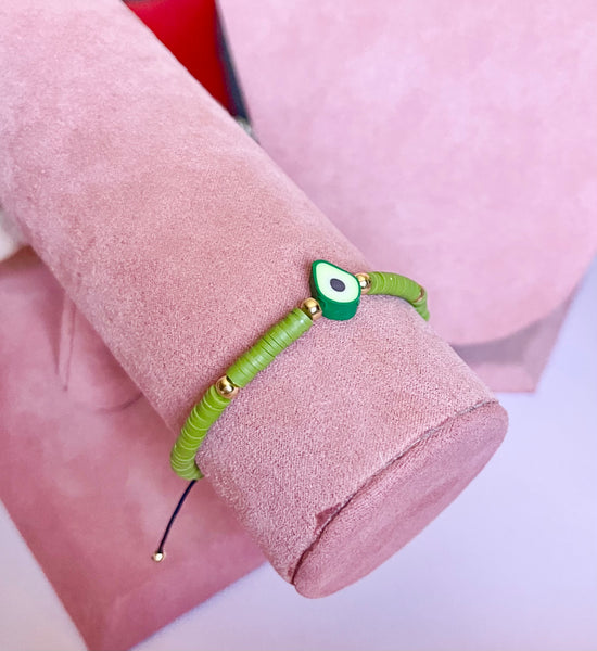Pulsera aguacate.