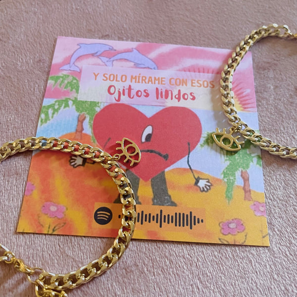 Dúo pulseras ojo.