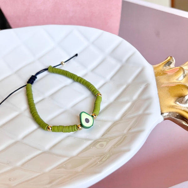 Pulsera aguacate.