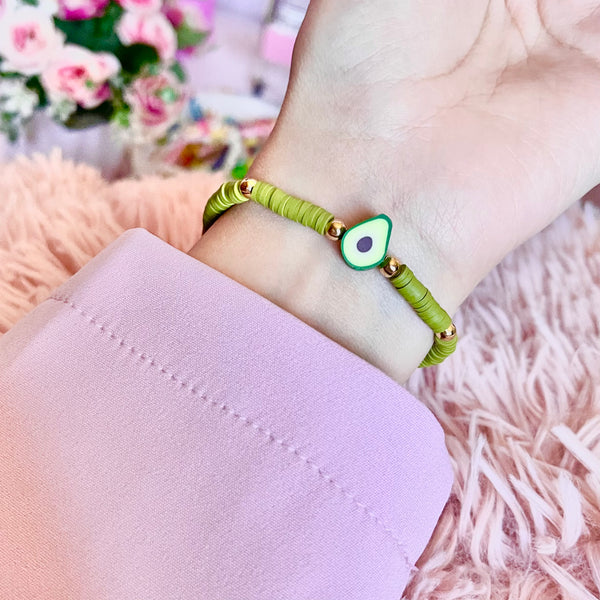 Pulsera aguacate.